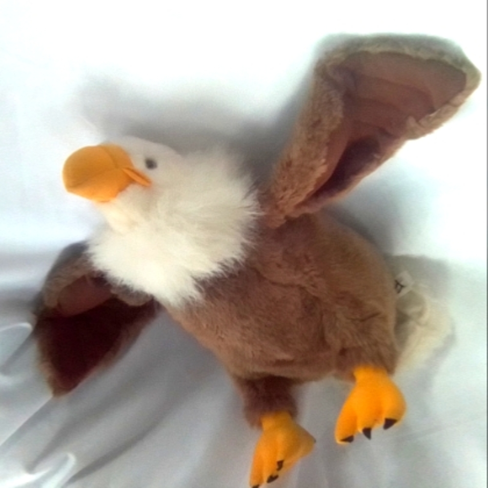 American bold eagle vintage plush